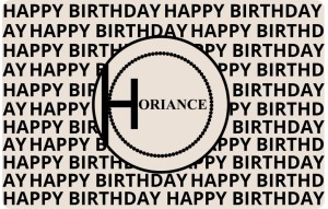 
			                        			Gift Card Horiance Happy Birthday