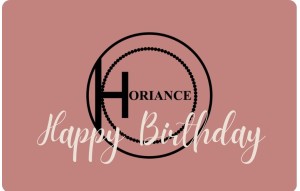 
			                        			Gift Card Horiance Happy Birthday