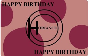 
			                        			Gift Card Horiance Happy Birthday